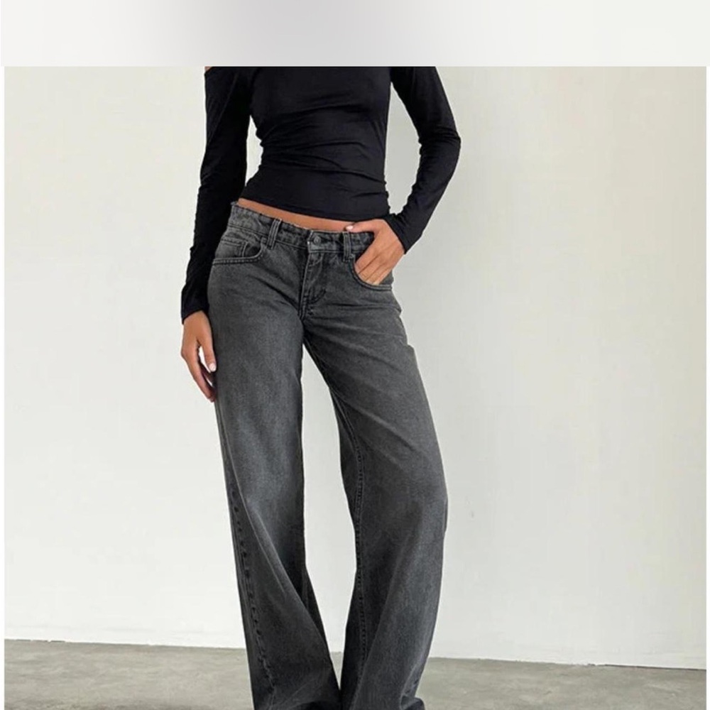 Motel Rocks Parallel Jeans Black